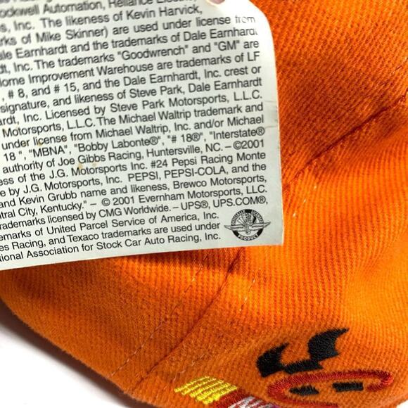 VTG NOS 2002 NASCAR #20 Tony Stewart Championship Youth Size Adjustable Cap - Picture 12 of 12